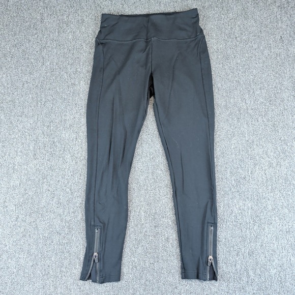 Fabletics Athleisure Ankle Zip High Rise Leggings Women Size M Black Activewear — photo 2